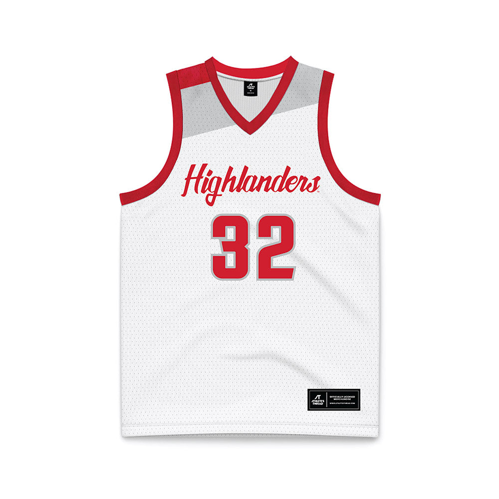 Radford - NCAA Men's Basketball : David Early - White Basketball Jersey