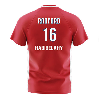Radford - NCAA Men's Soccer : Kevin Habibelahy - Red Soccer Jersey-1