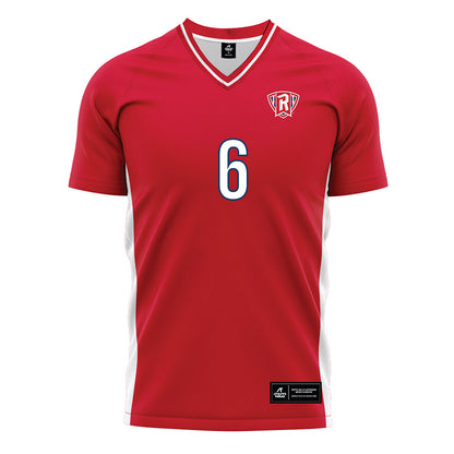 Radford - NCAA Men's Soccer : Jan Maldonado - Red Soccer Jersey-0