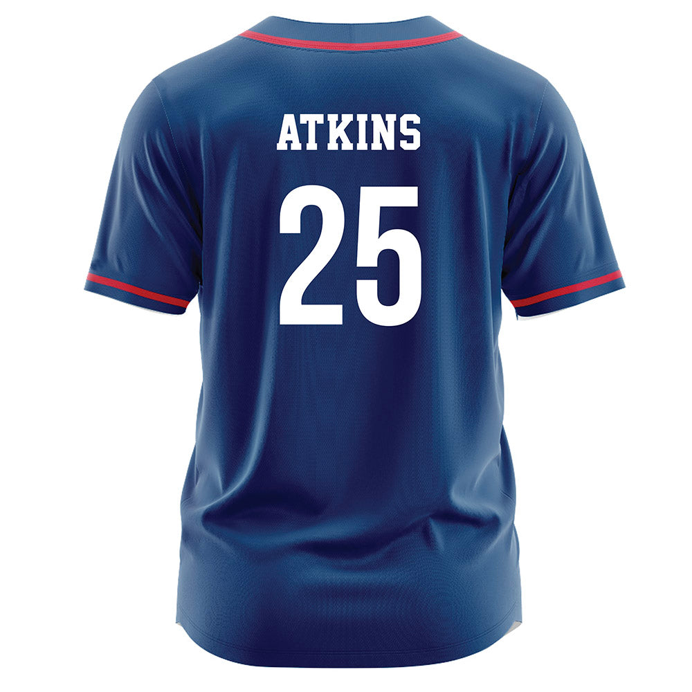 Radford - NCAA Softball : Averee Atkins - Navy Jersey