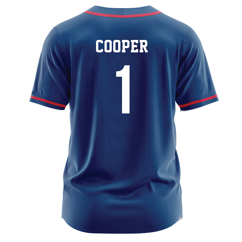 Radford - NCAA Softball : Morgan Cooper - Navy Jersey