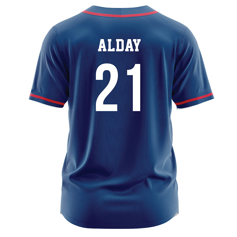 Radford - NCAA Softball : Kara Alday - Navy Jersey