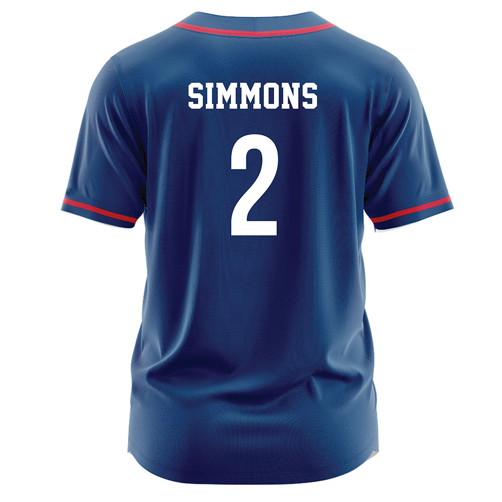Radford - NCAA Softball : Peyton Simmons - Navy Jersey-1