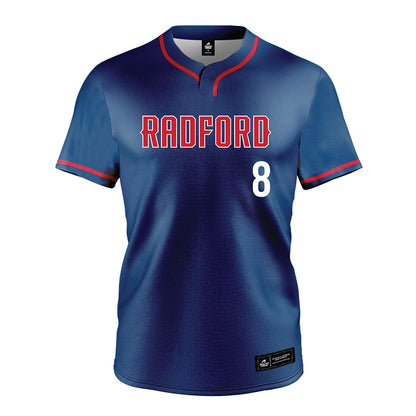 Radford - NCAA Softball : Abigail Bossler - Navy Jersey-0