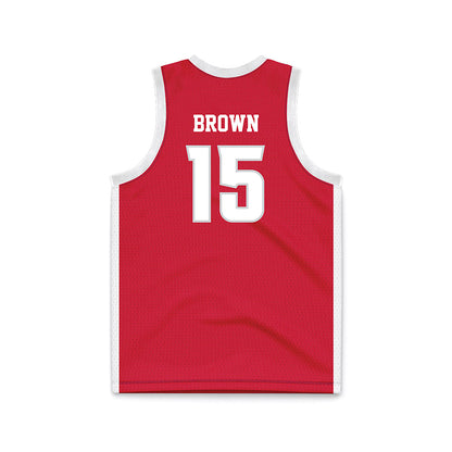 Radford - NCAA Women's Basketball : Kirby Brown - Red Basketball Jersey