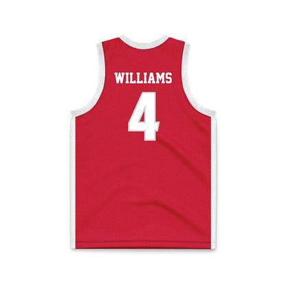Radford - NCAA Women's Basketball : Joi Williams - Red Basketball Jersey