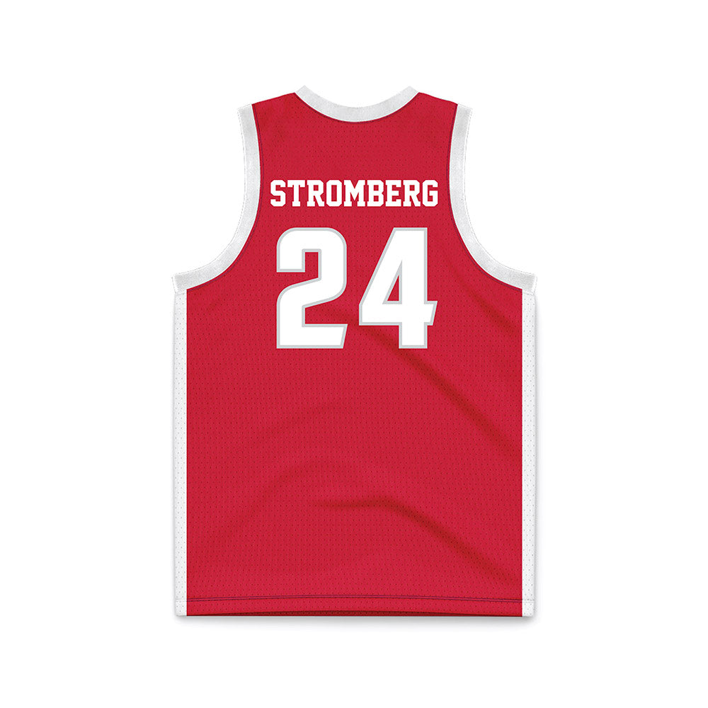 Radford - NCAA Women's Basketball : Anna Stromberg - Red Basketball Jersey