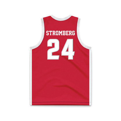 Radford - NCAA Women's Basketball : Anna Stromberg - Red Basketball Jersey