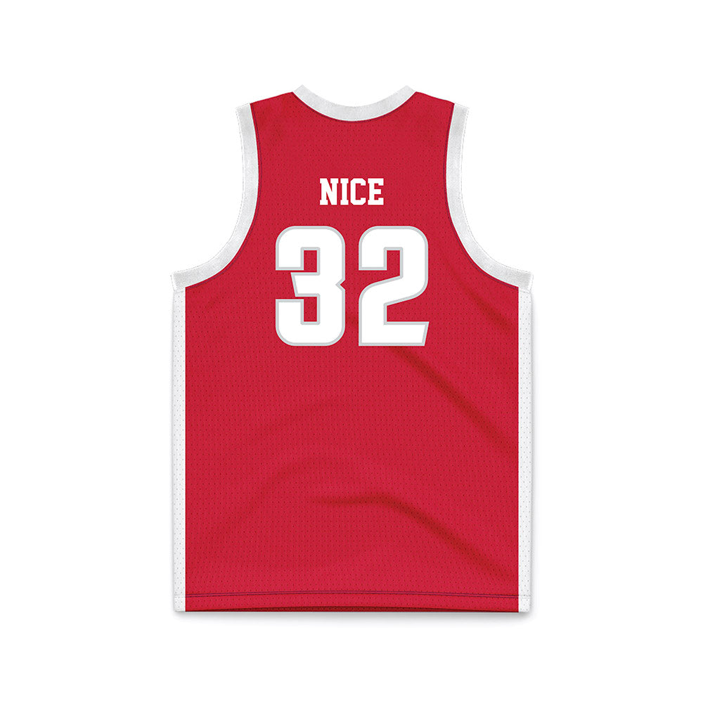 Radford - NCAA Women's Basketball : Angelina Nice - Red Basketball Jersey