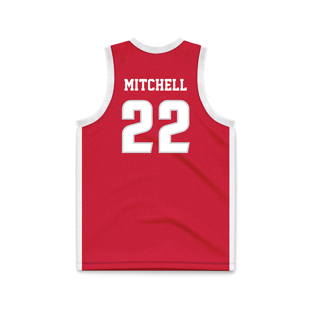 Radford - NCAA Women's Basketball : Amanda Mitchell - Red Basketball Jersey-1