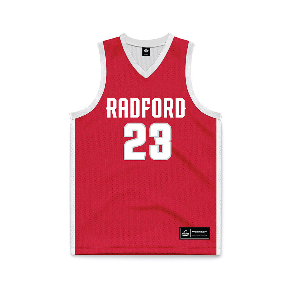Radford - NCAA Women's Basketball : Makayla Firebaugh - Red Basketball Jersey
