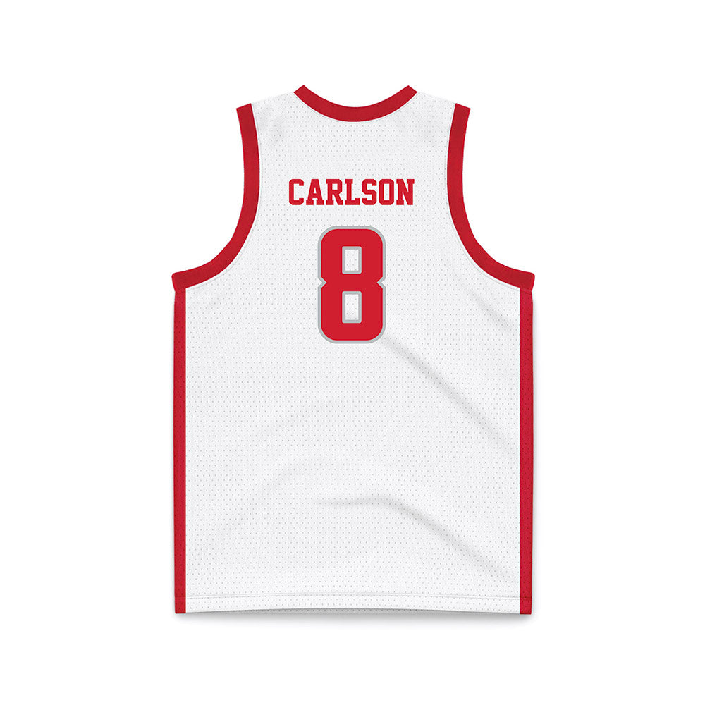 Radford - NCAA Women's Basketball : Cate Carlson - White Basketball Jersey-1