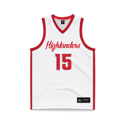 Radford - NCAA Women's Basketball : Kirby Brown - White Basketball Jersey