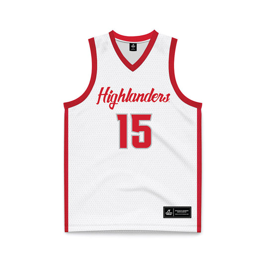 Radford - NCAA Women's Basketball : Kirby Brown - White Basketball Jersey