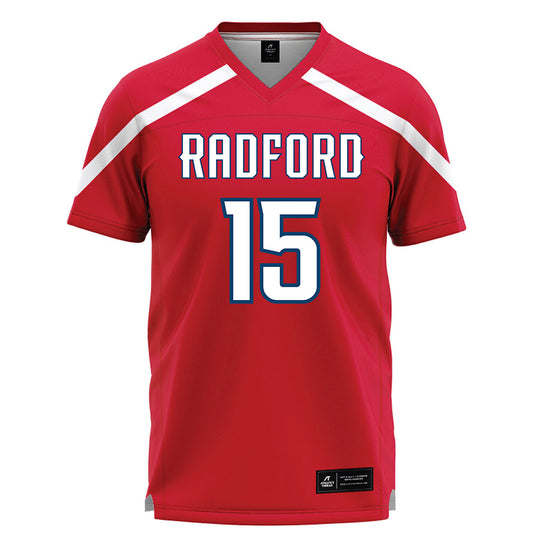 Radford - NCAA Women's Lacrosse : Ava LaManna - Red Lacrosse Jersey -0