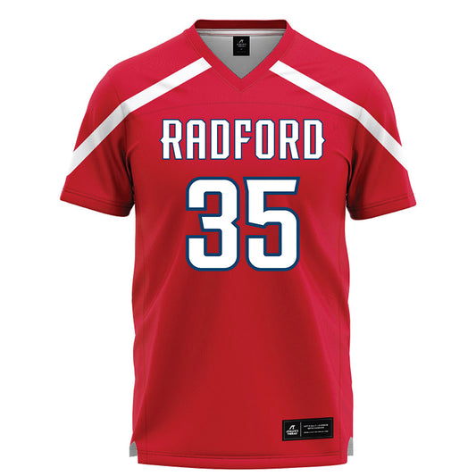 Radford - NCAA Women's Lacrosse : Ava Zeuner - Red Lacrosse Jersey -0