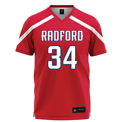 Radford - NCAA Women's Lacrosse : Olivia Sprinkle - Red Lacrosse Jersey -0