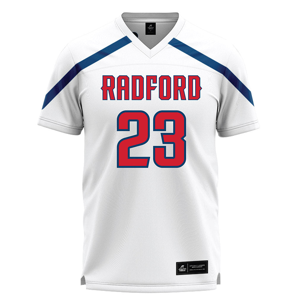 Radford - NCAA Women's Lacrosse : Madison Driscoll - White Lacrosse Jersey -0