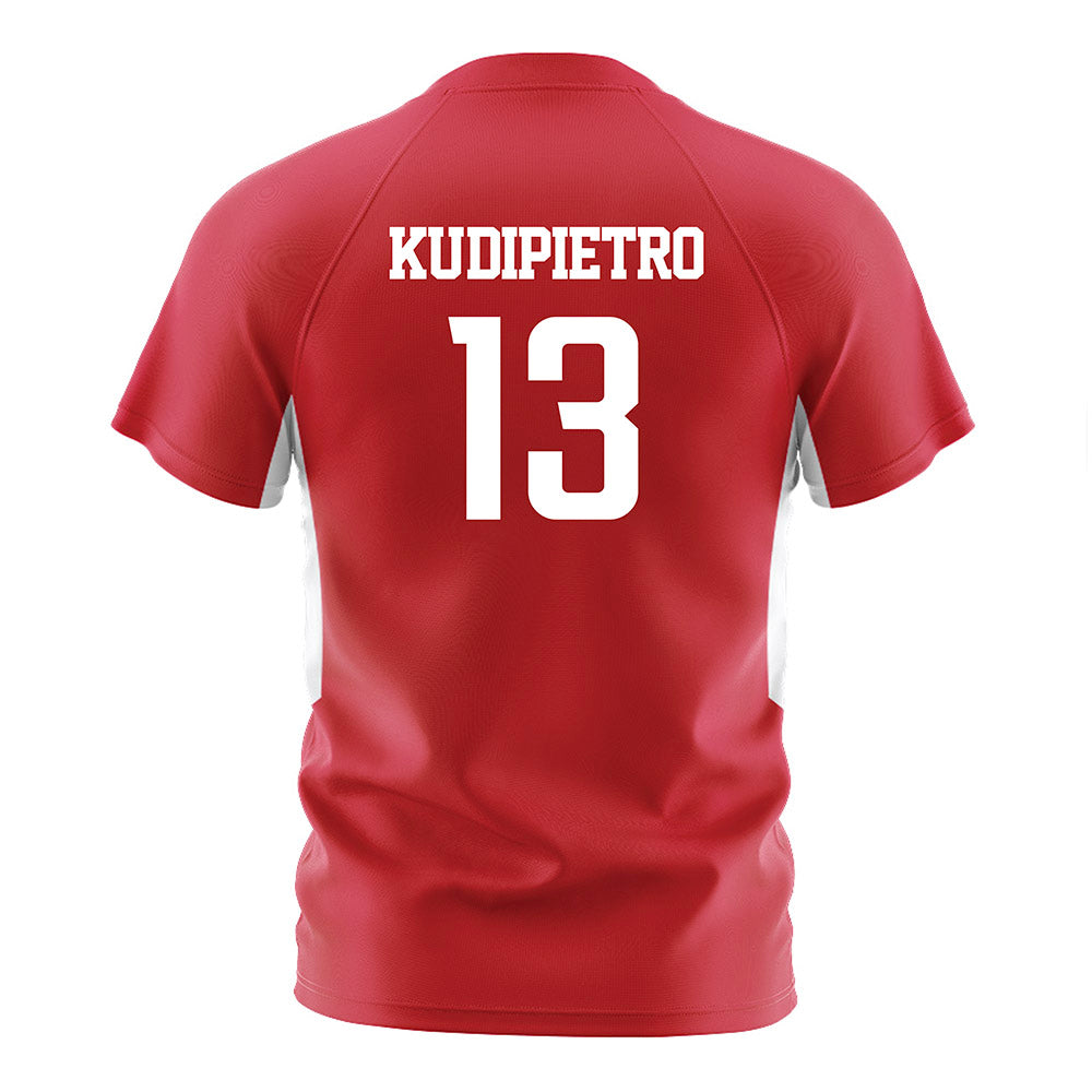 Radford - NCAA Women's Soccer : Hope Ku-DiPietro - Red Soccer Jersey-1