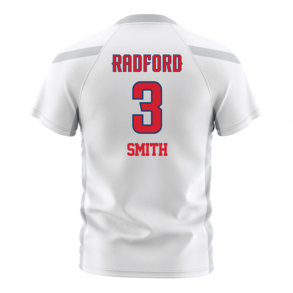 Radford - NCAA Women's Soccer : Morgen Smith - White Soccer Jersey-1