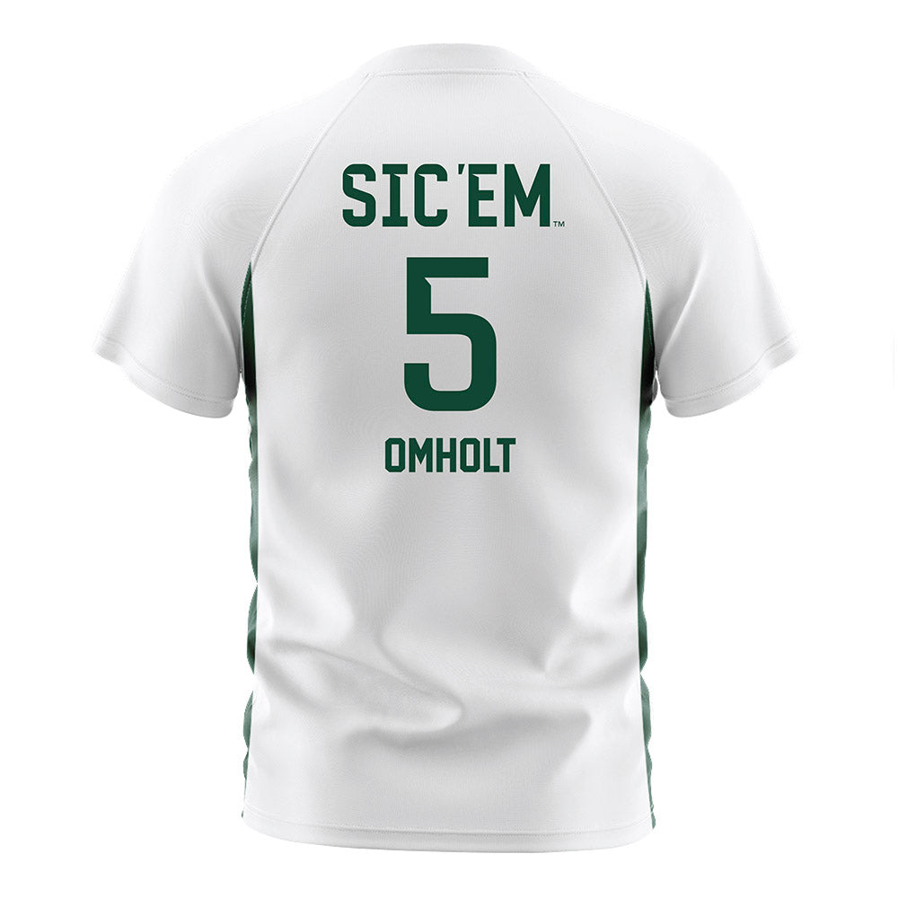 Baylor - NCAA Women's Soccer : Lauren Omholt - White Soccer Jersey-1