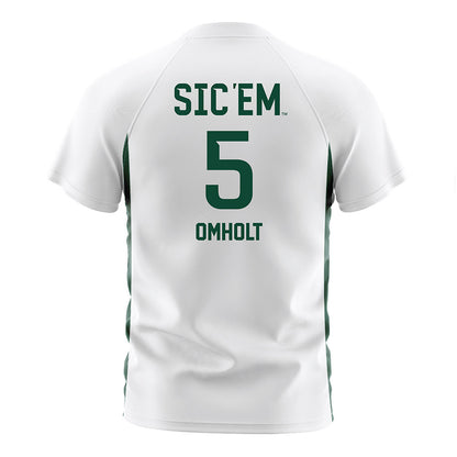 Baylor - NCAA Women's Soccer : Lauren Omholt - White Soccer Jersey-1