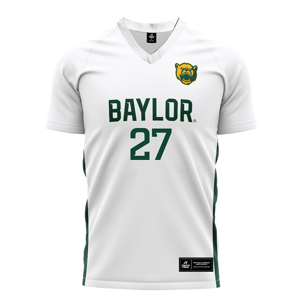 Baylor - NCAA Women's Soccer : Hallie Augustyn - White Soccer Jersey-0