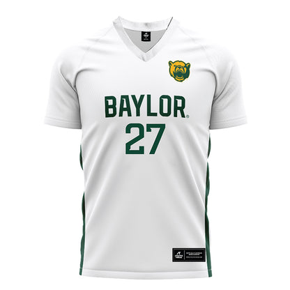 Baylor - NCAA Women's Soccer : Hallie Augustyn - White Soccer Jersey-0