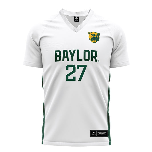 Baylor - NCAA Women's Soccer : Hallie Augustyn - White Soccer Jersey-0