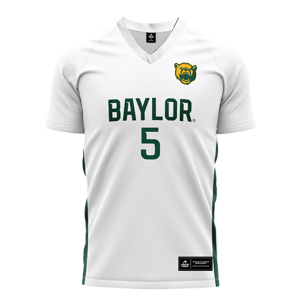 Baylor - NCAA Women's Soccer : Lauren Omholt - White Soccer Jersey-0