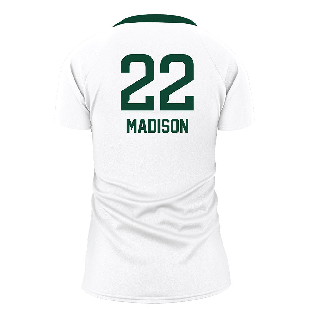 Baylor - NCAA Women's Volleyball : Morgan Madison - White Volleyball Jersey-1