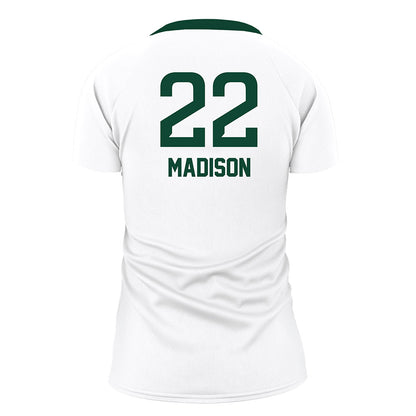 Baylor - NCAA Women's Volleyball : Morgan Madison - White Volleyball Jersey-1