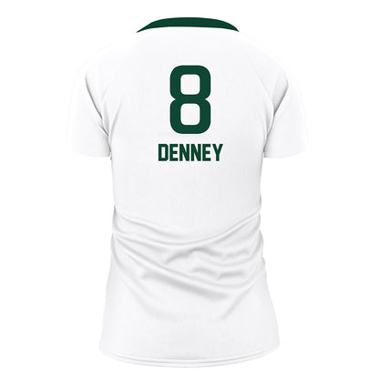 Baylor - NCAA Women's Volleyball : Bri Denney - White Volleyball Jersey-1