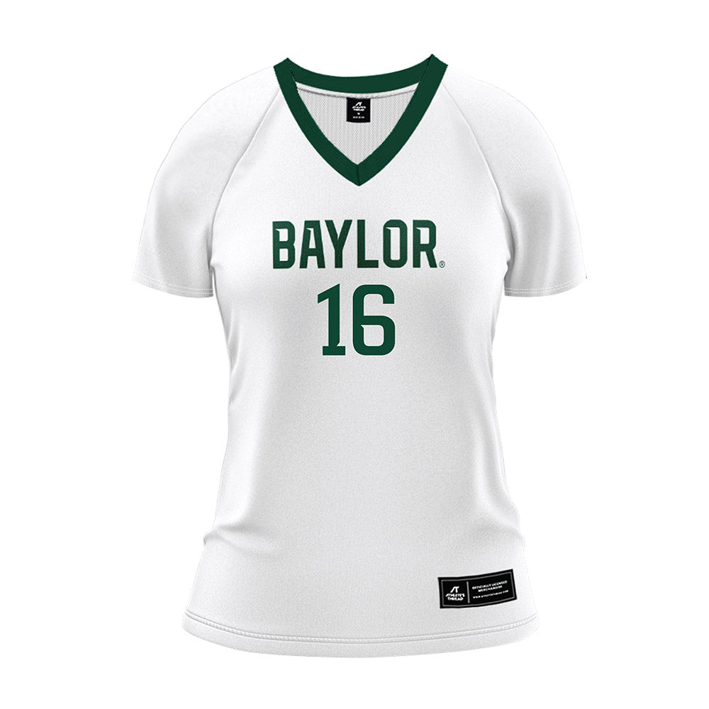Baylor - NCAA Women's Volleyball : Grace Carroll - White Volleyball Jersey-0