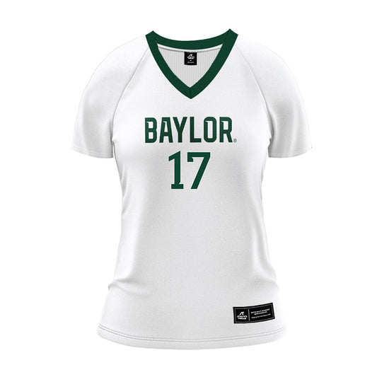 Baylor - NCAA Women's Volleyball : Mary Jane McCurdy - White Volleyball Jersey-0