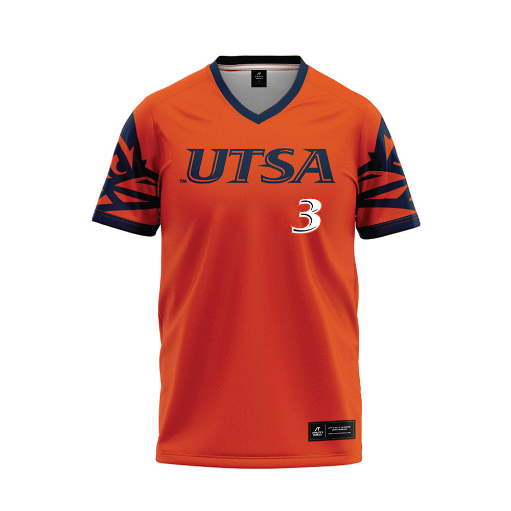 UTSA - NCAA Softball : Crislyne Moreno - Orange Jersey-0