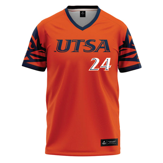 UTSA - NCAA Softball : Kaylie Olivarez - Orange Baseball Jersey