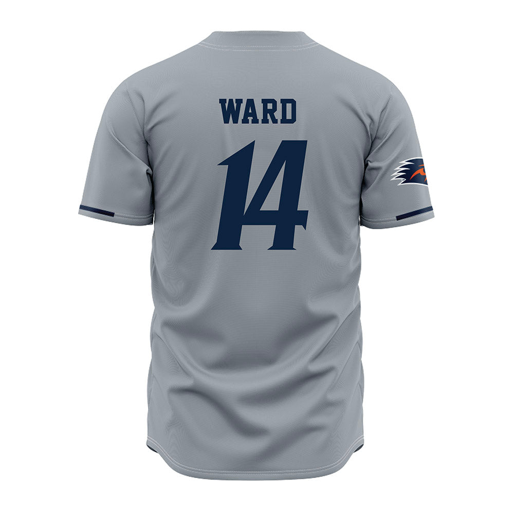 UTSA - NCAA Baseball : Ryan Ward - Baseball Jersey Grey