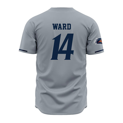 UTSA - NCAA Baseball : Ryan Ward - Baseball Jersey Grey