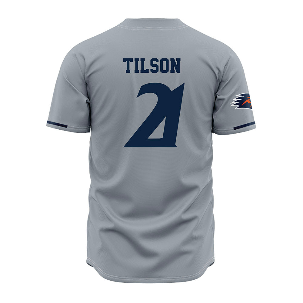 UTSA - NCAA Baseball : Ty Tilson - Baseball Jersey Grey