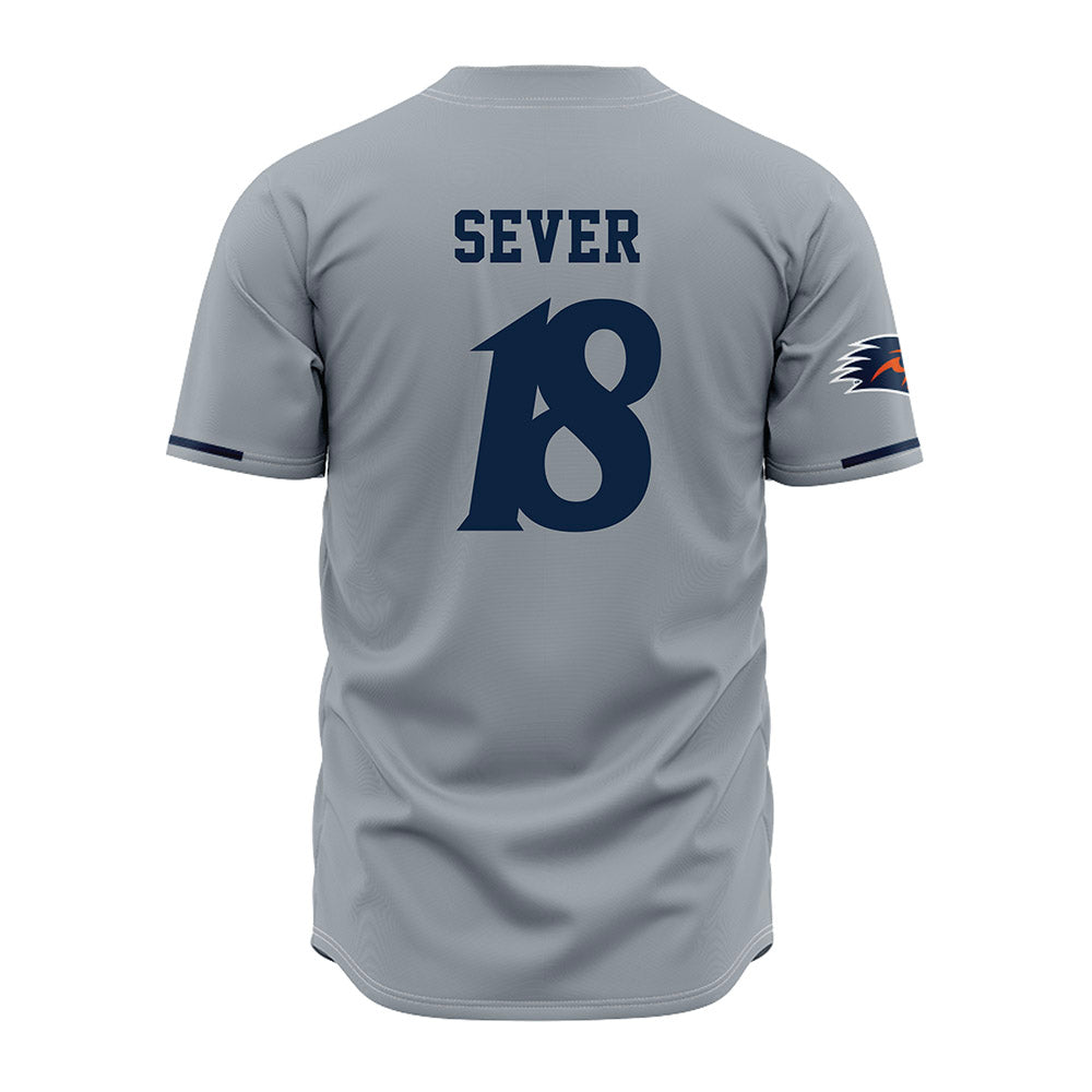 UTSA - NCAA Baseball : Tanner Sever - Baseball Jersey Grey