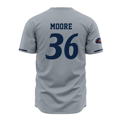 UTSA - NCAA Baseball : Lucas Moore - Baseball Jersey Grey