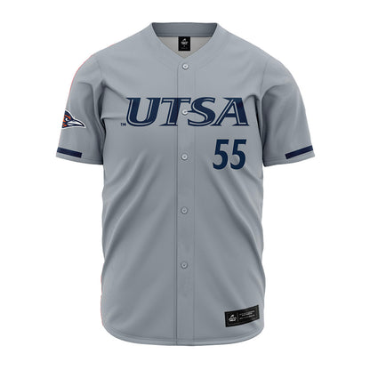 UTSA - NCAA Baseball : Broc Parmer - Baseball Jersey Grey