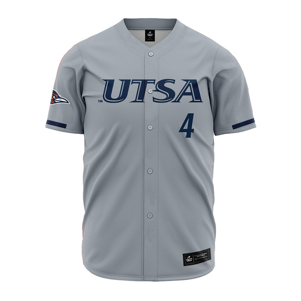 UTSA - NCAA Baseball : Tye Odom - Grey Jersey-0