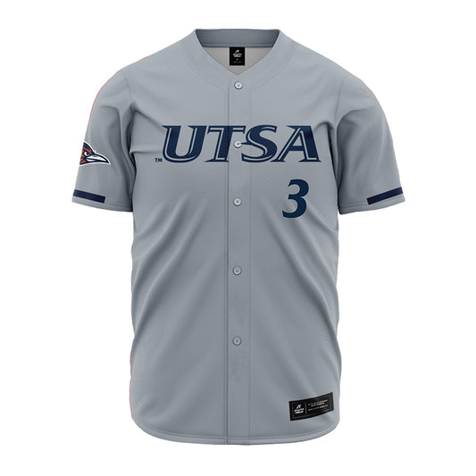 UTSA - NCAA Baseball : Mason Lytle - Baseball Jersey Grey