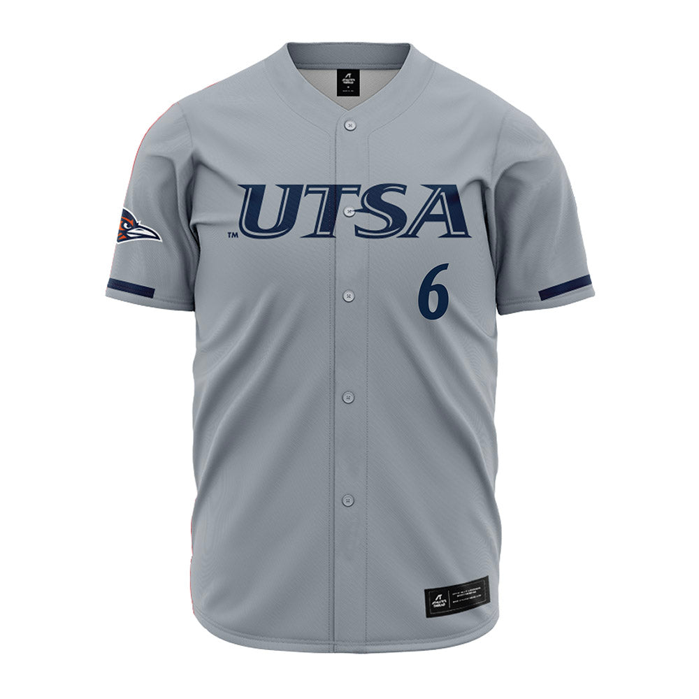 UTSA - NCAA Baseball : Ryan Beaird - Baseball Jersey Grey