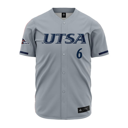 UTSA - NCAA Baseball : Ryan Beaird - Baseball Jersey Grey