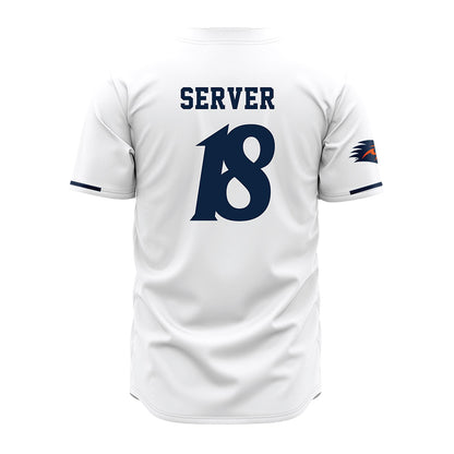 UTSA - NCAA Baseball : Tanner Server - Baseball Jersey White