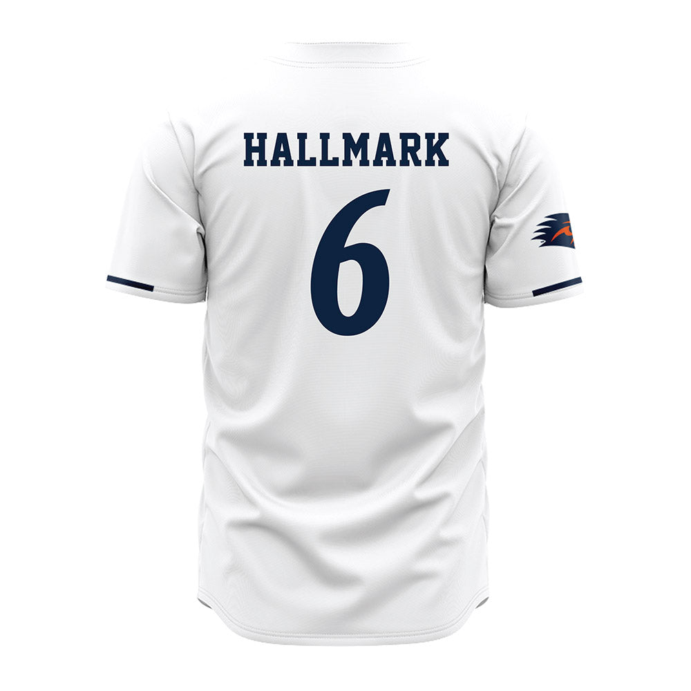 UTSA - NCAA Baseball : Christian Hallmark - White Jersey-1