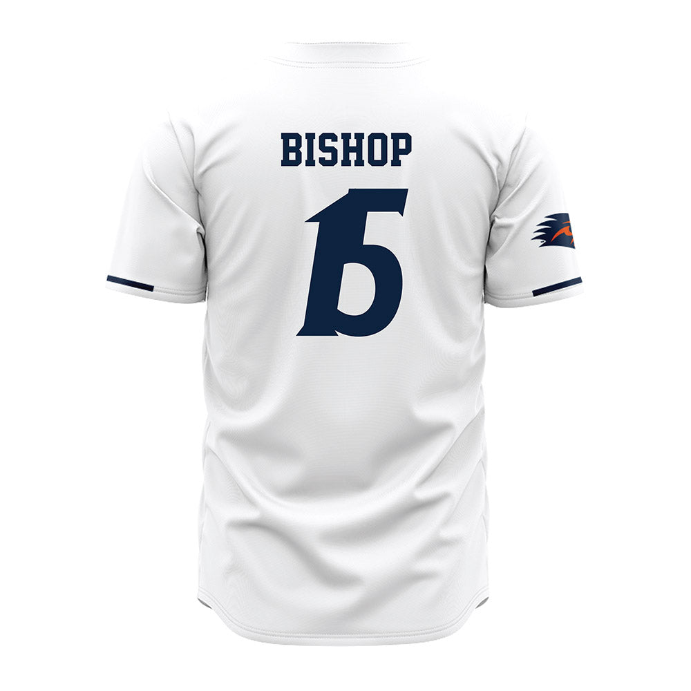 UTSA - NCAA Baseball : Brandon Bishop - White Jersey-1